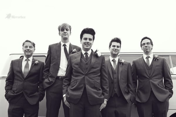 Vintage groomsmen - Picture by Mirrorbox Photography