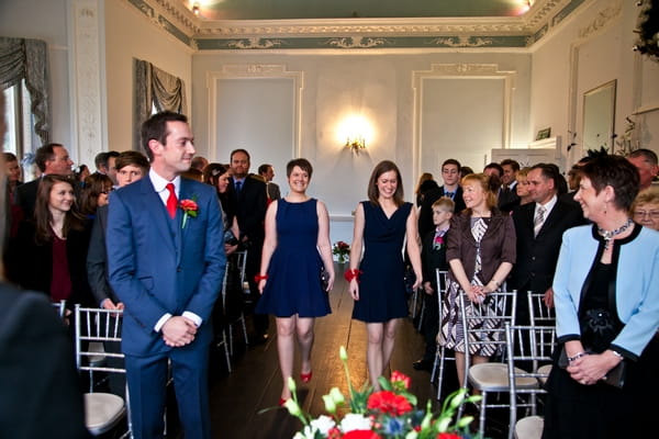 Bridesmaids entering wedding ceremony - Picture by Anneli Marinovich Photography