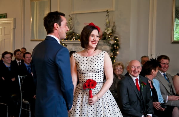 Bride and groom in wedding ceremony - Picture by Anneli Marinovich Photography