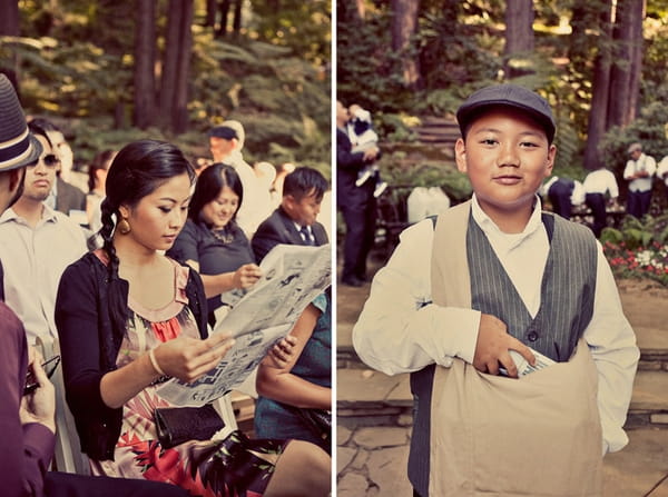 Paperboy at wedding - Picture by Paco and Betty