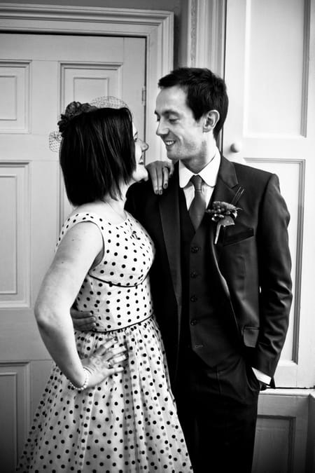 Bride and groom looking in each other's eyes - Picture by Anneli Marinovich Photography