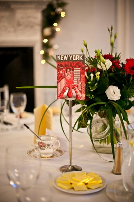 New York wedding table name sign - Picture by Anneli Marinovich Photography