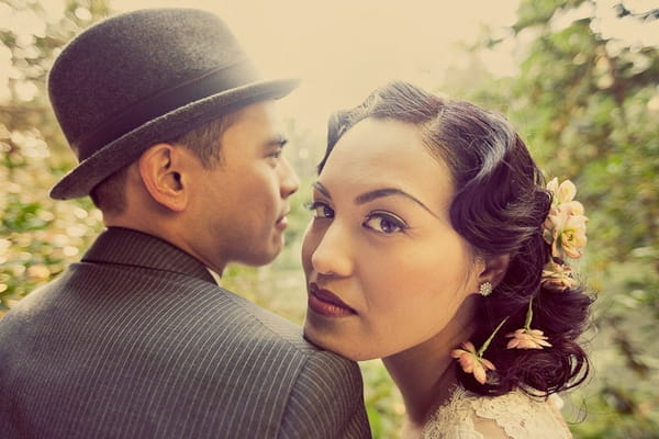 A 1920's Themed Wedding in the Santa Cruz Mountains - Picture by Paco and Betty