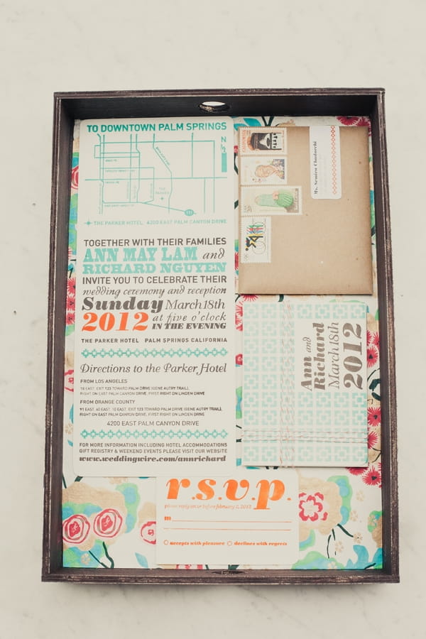 Wedding stationery - Picture by onelove photography
