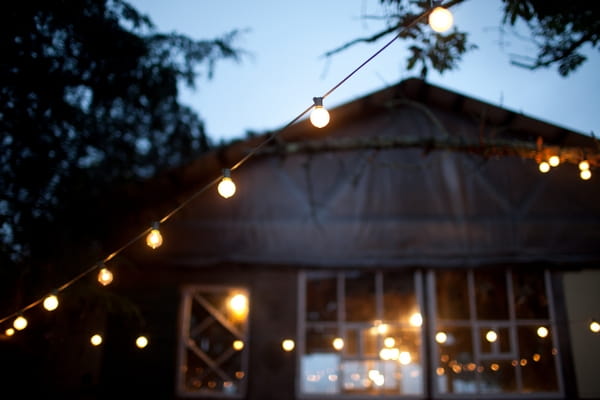 Barn with exterior lights - Picture by Judy Pak Photography