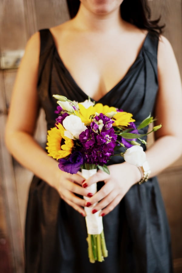 Bridesmaid holding bouquet - Picture by Judy Pak Photography