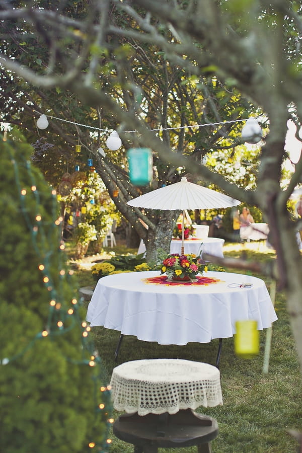 Garden wedding table - Picture by Our Labor of Love Photography