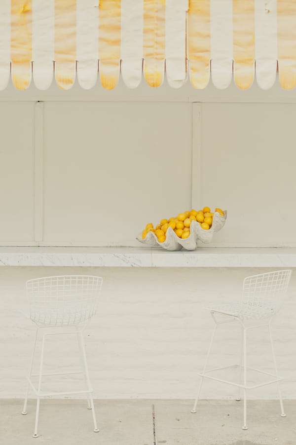 Shelf with a bowl of lemons - Picture by onelove photography