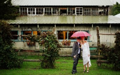 A New York Farm Wedding in the Rain