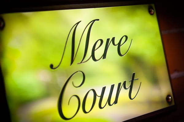 Mere Court sign - Picture by Pixies in the Cellar