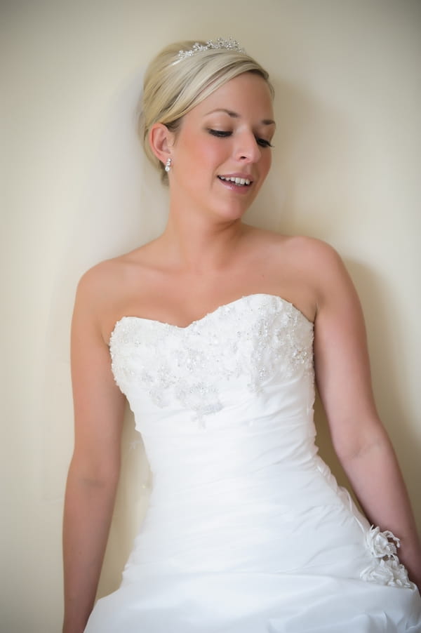 Bride posing in wedding dress - Picture by Pixies in the Cellar