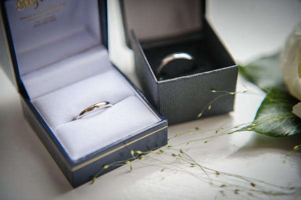 Wedding rings in boxes - Picture by Pixies in the Cellar