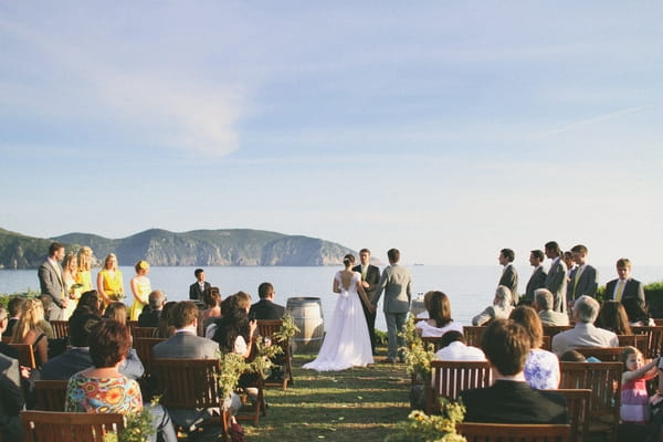 Outdoor wedding ceremony by sea in Corsica - Picture by DanielRM