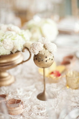 Wedding table detail - Picture by Joielala