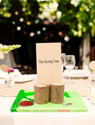 The Giving Tree wedding table sign - Picture by Kate Harrison Photography