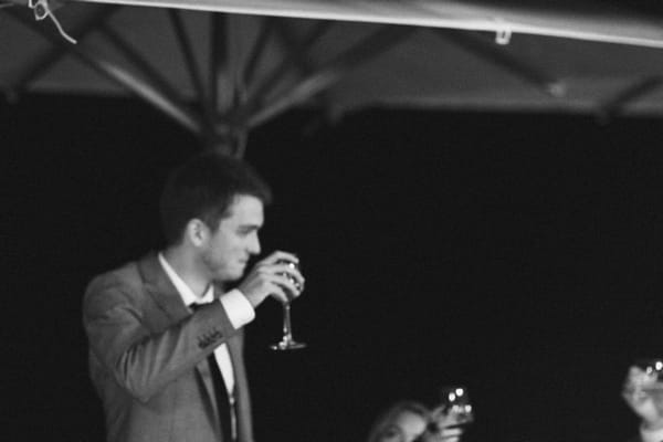 Best man raising a toast to bride and groom - Picture by DanielRM