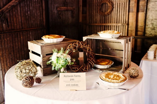 Pies on table - Picture by Kate Harrison Photography