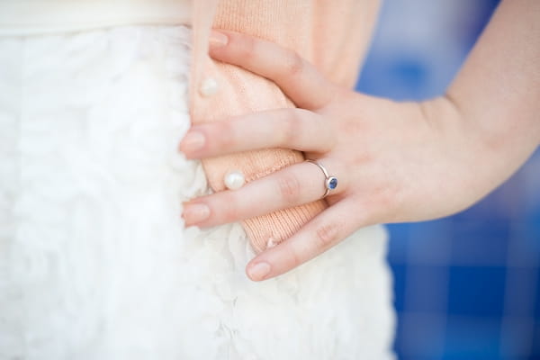 Close up of bride's hand on hip - A Fun, Fun, Fun Wedding