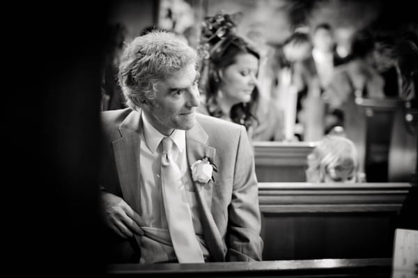 Wedding guest in church - Picture by Jonathan Bean Photography