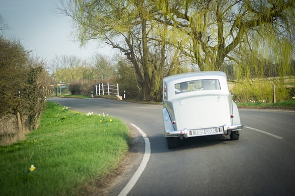 Vintage wedding car - Picture by Gareth Squance Photography