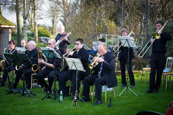 Brass wedding band - Picture by Gareth Squance Photography