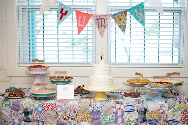 Dessert table at wedding - A Fun, Fun, Fun Wedding