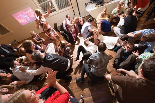 Wedding guests on floor - A Fun, Fun, Fun Wedding