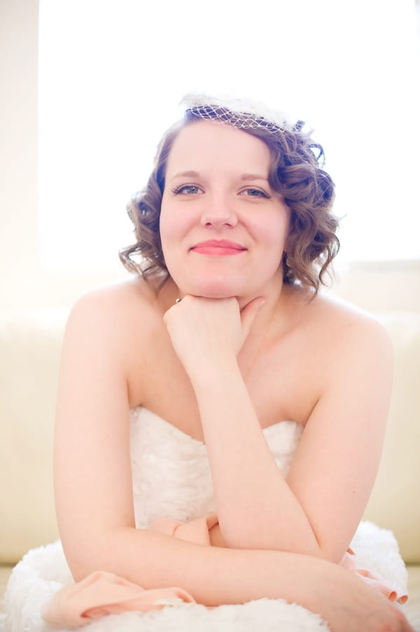 Bride smiling at camera - A Fun, Fun, Fun Wedding