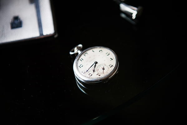 Pocket watch - An Art Deco Themed Civil Partnership