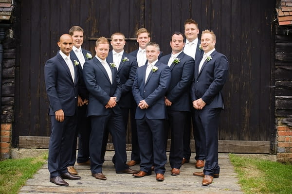 Groomsmen - A Beautiful Garden Party Wedding at Lains Barn