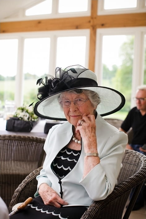 Bride's grandmother - A Beautiful Garden Party Wedding at Lains Barn