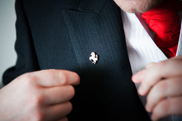 Small horse badge - An Art Deco Themed Civil Partnership