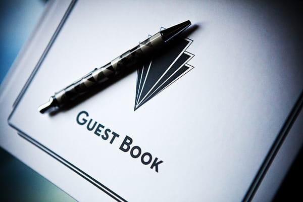 Art deco guest book - An Art Deco Themed Civil Partnership