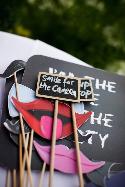 Lips on sticks - A Beautiful Garden Party Wedding at Lains Barn