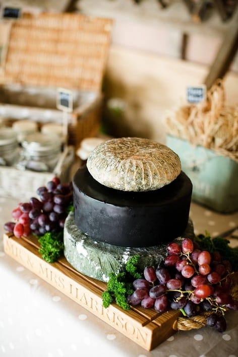 Cheese for wedding - A Beautiful Garden Party Wedding at Lains Barn