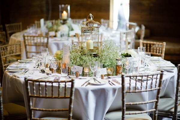 Wedding table layout - A Beautiful Garden Party Wedding at Lains Barn