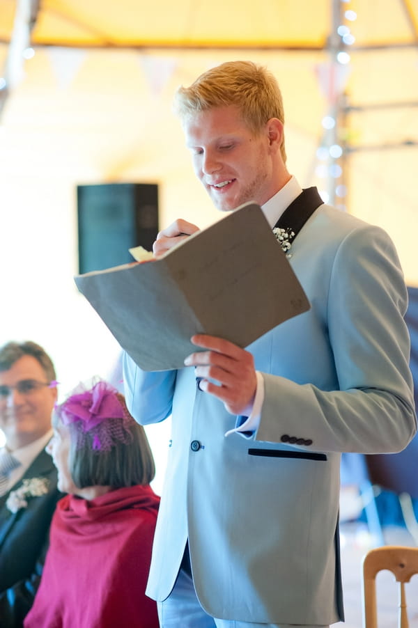 Best man speech - A Wedstock Wedding in Hertfordshire