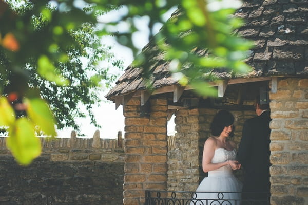 Wedding ceremony in sunken garden at Winkworth Farm - A Farm Wedding with a British Summer Theme