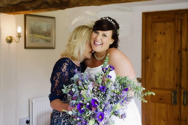 Bride with mother