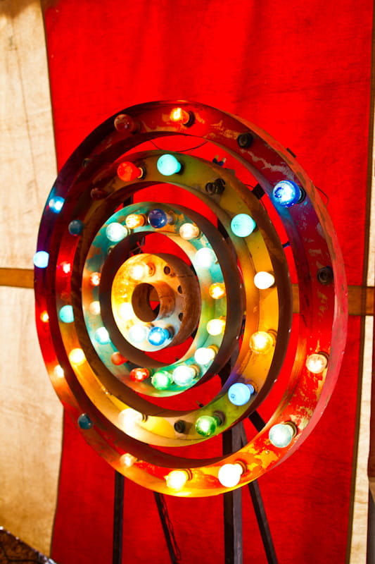 Circus light wheel