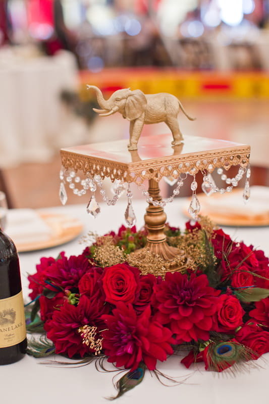 Elephant table centrepiece