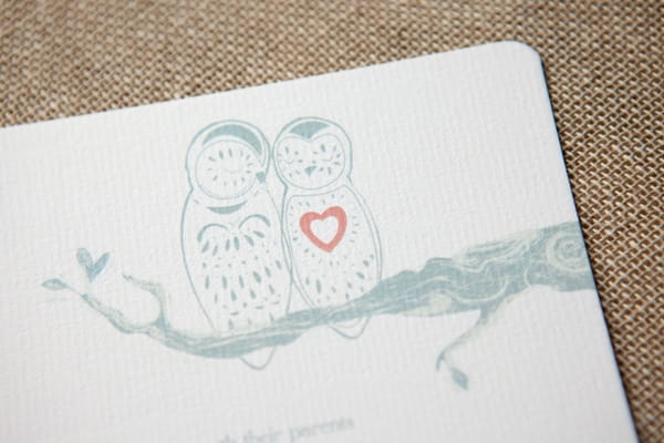 Owl Always Love You Wedding Stationery - Wedding in a Teacup