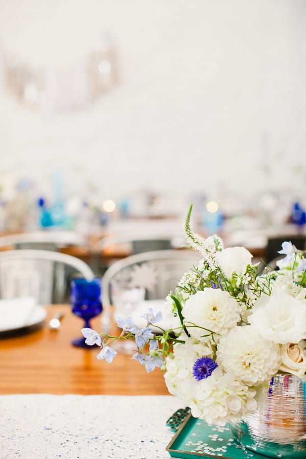 Wedding table flowers