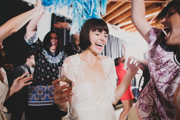 Bride on dance floor