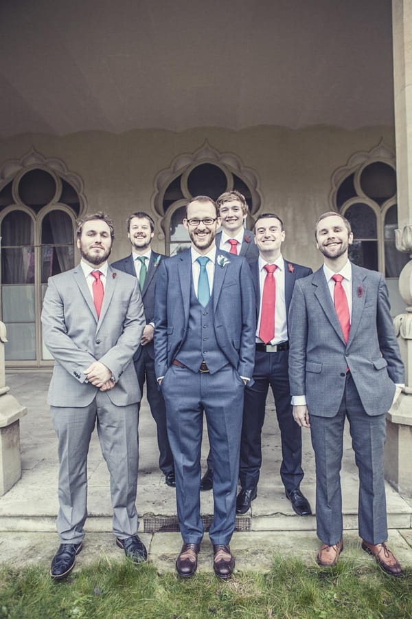 Groom and groomsmen