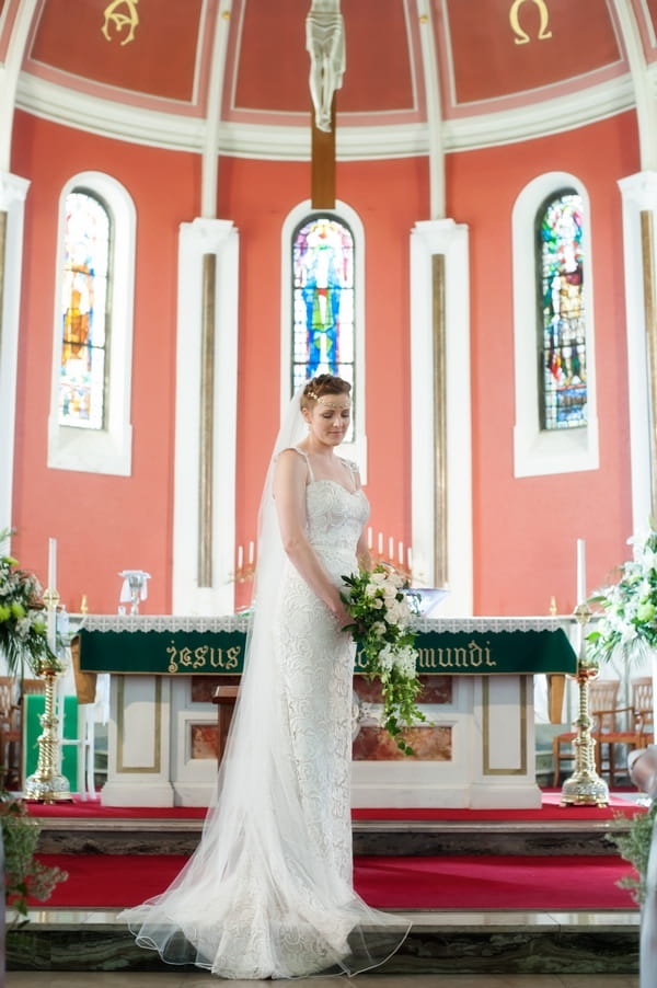 Bride in church