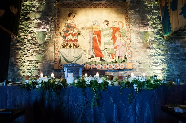 Medieval wedding reception