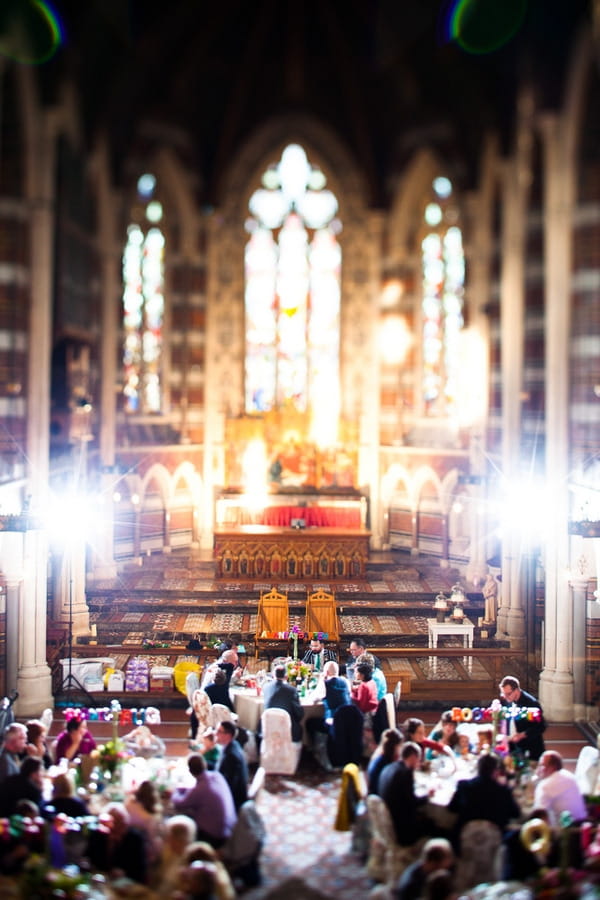 All Saints Chapel wedding reception