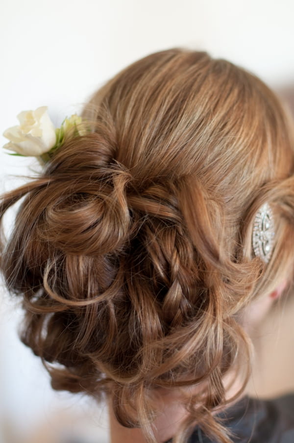 Bride's up-do