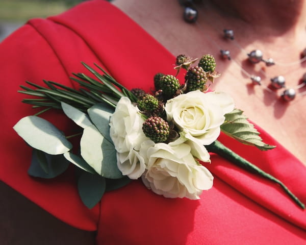 Flowers on dress